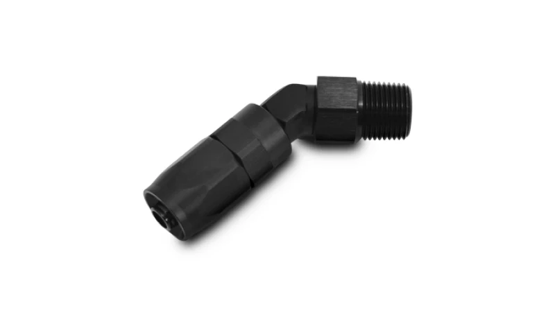 Vibrant -6AN Male NPT 45Degree Hose End Fitting - 1/8 NPT - Image 4