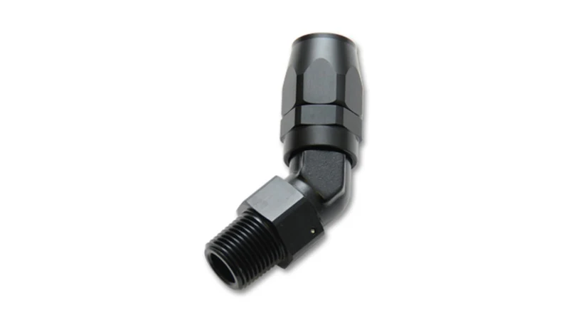 Vibrant -6AN Male NPT 45Degree Hose End Fitting - 3/8 NPT - Image 3