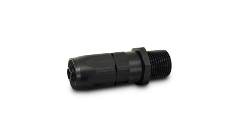 Vibrant -6AN Male NPT Straight Hose End Fitting - 3/8 NPT - Image 2