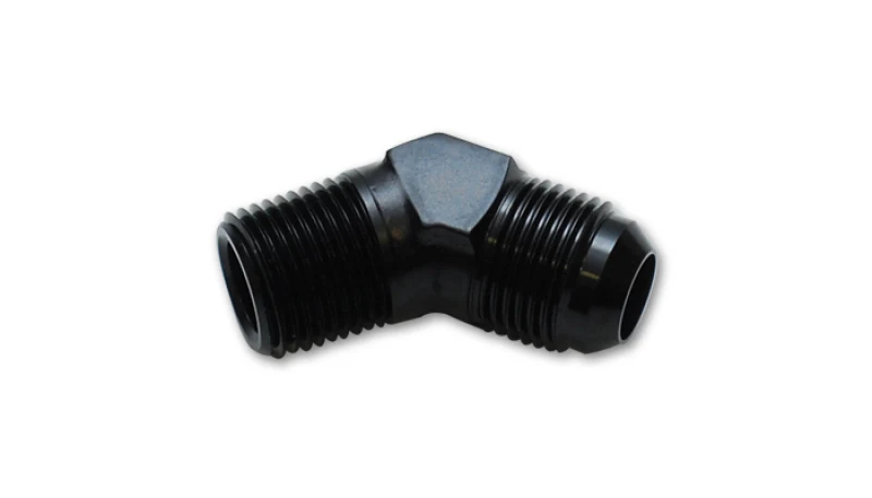 Vibrant -6AN to 3/8in NPT 45 Degree Elbow Adapter Fitting - Image 2