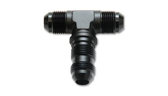Vibrant -8AN Bulkhead Adapter Tee Fitting - Anodized Black Only - Image 3