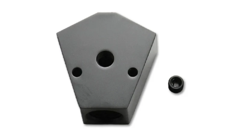 Vibrant Billet Aluminum Y-Block Fitting with 1/8in NPT Port - 3/8in NPT x 3/8in NPT x 3/8in NPT - Image 2