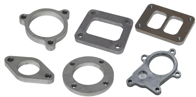 Vibrant GT30R/GT35R/GT40R Turbo Inlet Flange T304 SS 1/2in Thick (Tapped Holes) - Image 3