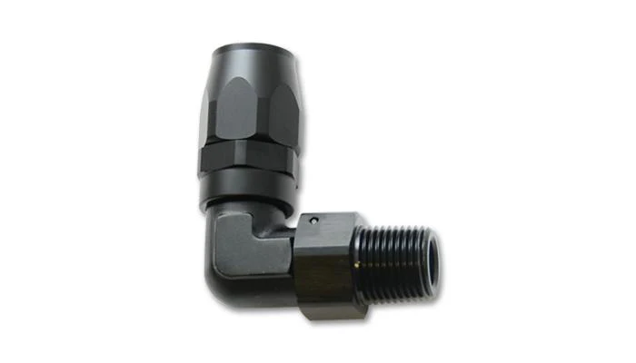 Vibrant Male NPT 90 Degree Hose End Fitting -12AN - 1/2 NPT - Image 2