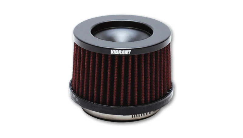 Vibrant The Classic Perf Air Filter 4.75in O.D. Cone x 3-1/2in Tall x 3in inlet I.D. Turbo Outlets - Image 4