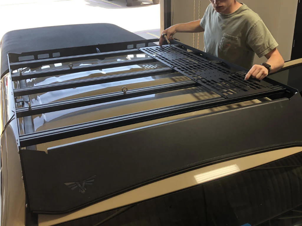 Victory 4x4 Roof Rack Mounted MOLLE Gear Panel - Image 4