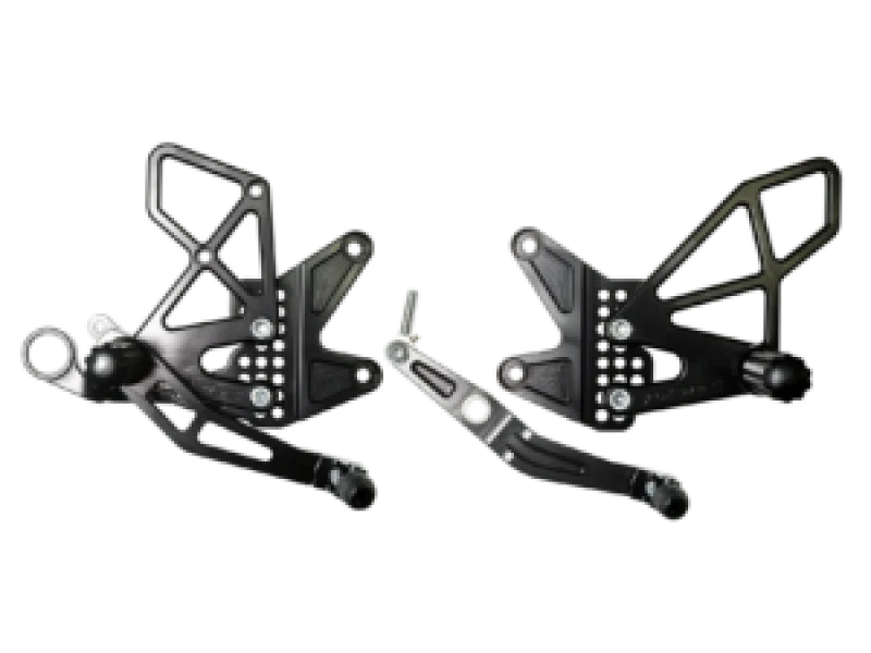 Vortex Racing 06-16 Yamaha YZF-R6 Rear Set- Black