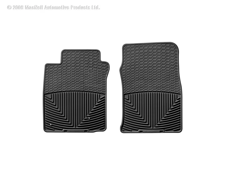 WeatherTech 00-05 Hyundai Accent Front Rubber Mats - Black - Image 3