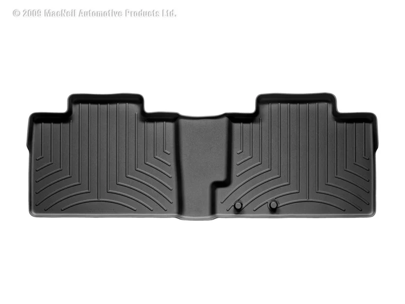WeatherTech 07-13 Ford Edge Rear FloorLiner - Black - Image 2