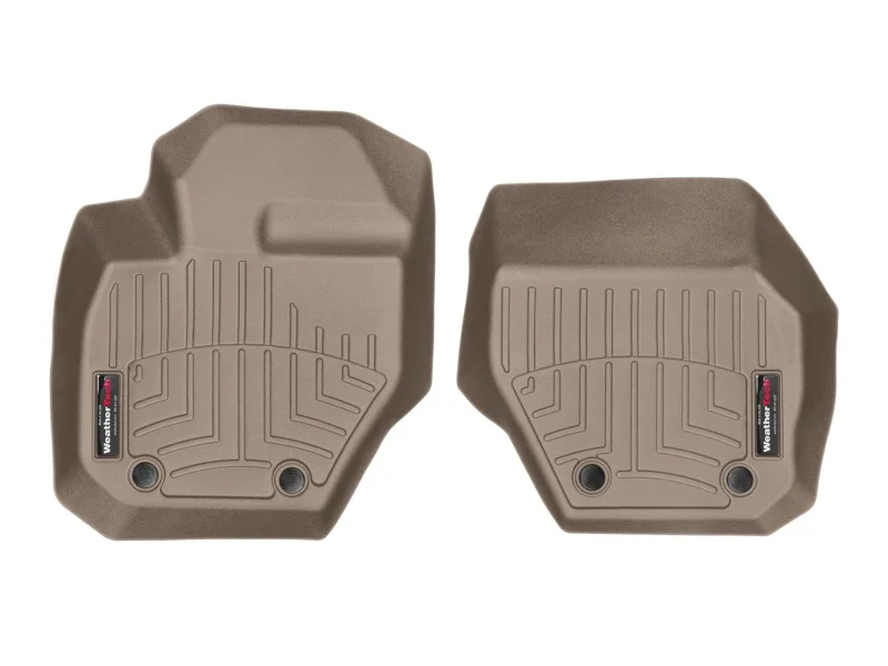 WeatherTech 10+ Volvo XC60 Front FloorLiner - Tan - Image 4