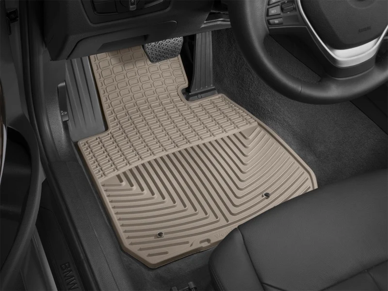 WeatherTech 12+ BMW 3-Series (F30) Front Rubber Mats - Tan - Image 4
