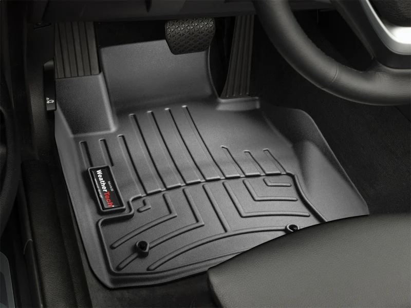 WeatherTech 14+ BMW 4-Series Front FloorLiner - Black - Image 5