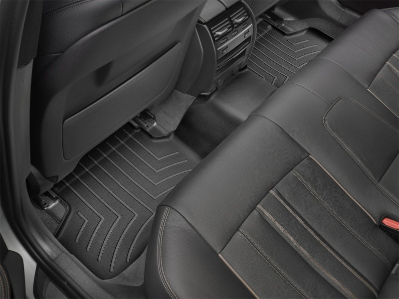 WeatherTech 17+ BMW 5-Series Rear FloorLiner - Black (X-Drive Only) - Image 2
