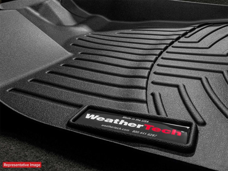 WeatherTech 17+ Porsche Cayenne Front FloorLiner - Black - Image 12