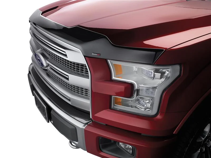 WeatherTech 2014+ Toyota Tundra Hood Protector - Black - Image 2