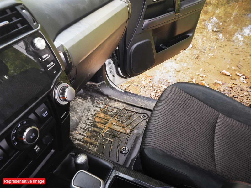 WeatherTech 2016-2017 Toyota Tacoma Front FloorLiner HP - Black - Image 10