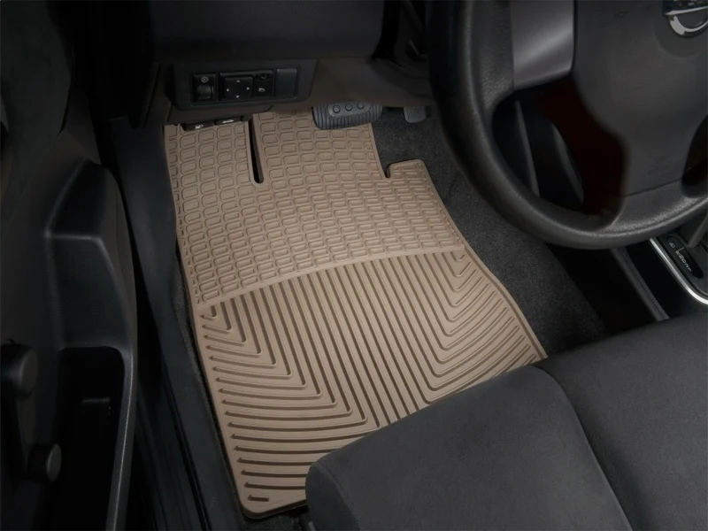 WeatherTech 93 Mercedes-Benz 300CE Front Rubber Mats - Tan - Image 5