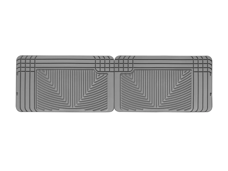 WeatherTech 96 GMC Rally Van Rear Rubber Mats - Grey - Image 2