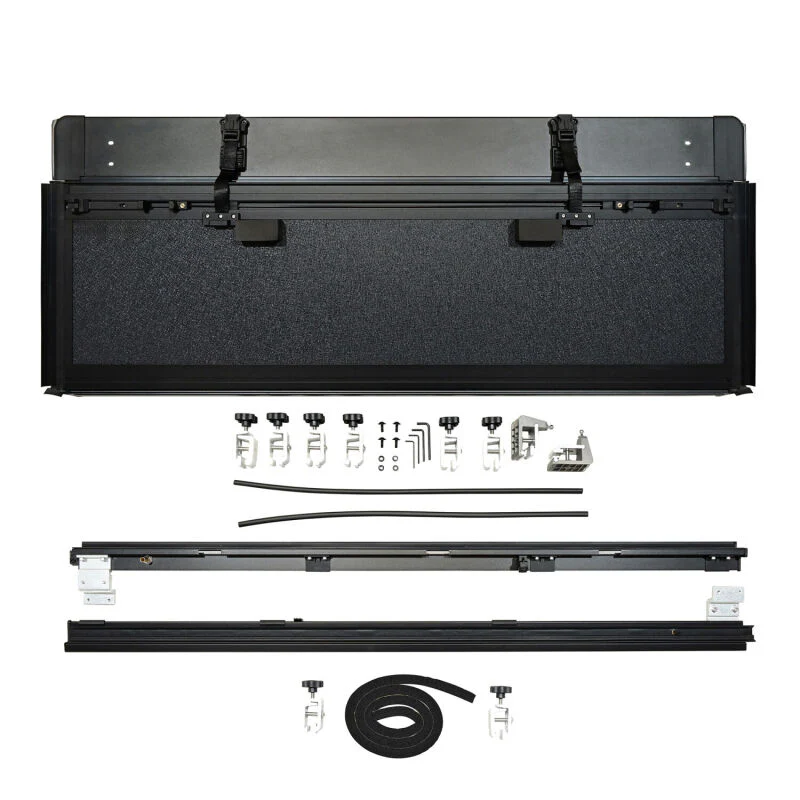 Westin 07-21 Toyota Tundra 5ft 7in Bed Hard Tri-Fold Tonneau Cover - Black - Image 4