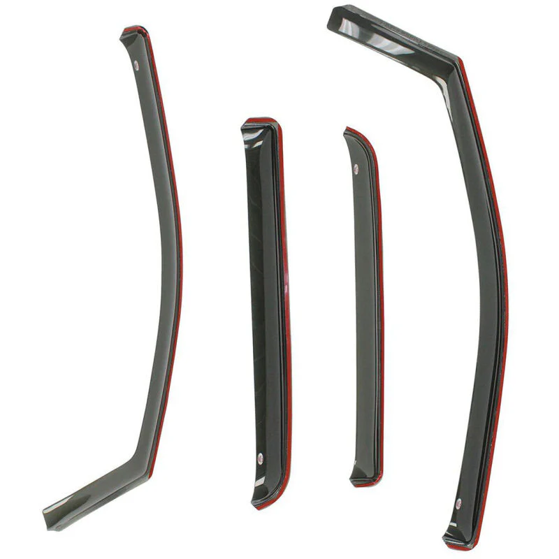 Westin 2007-2018 Toyota Tundra Crew Max In-Channel Wind Deflector 4pc - Smoke - Image 2