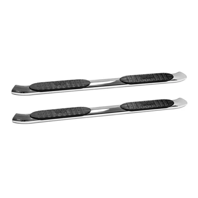 Westin 2009-2018 Dodge/Ram 1500/2500/3500 Crew Cab PRO TRAXX 5 Oval Nerf Step Bars - SS - Image 2