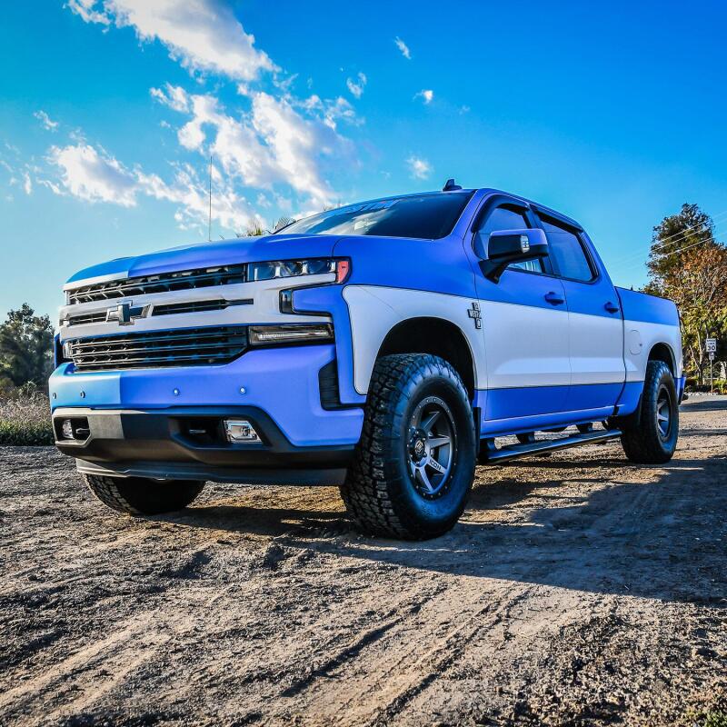 Westin 2019 Chevrolet Silverado/Sierra 1500 Crew Cab Non LD PRO TRAXX 5 Oval Nerf Step Bars - Black - Image 2