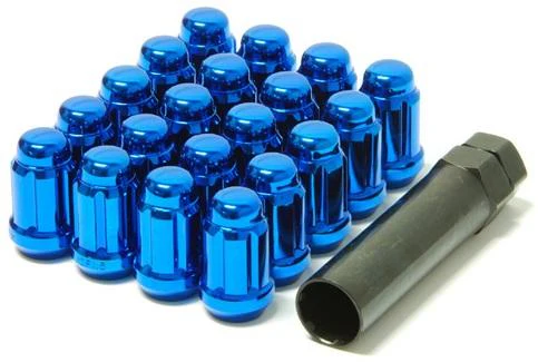 Wheel Mate Muteki Closed End Lug Nuts - Blue 12x1.50 - Image 2
