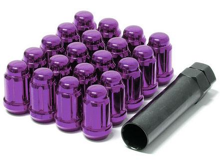 Wheel Mate Muteki Closed End Lug Nuts - Purple 12x1.50 - Image 2