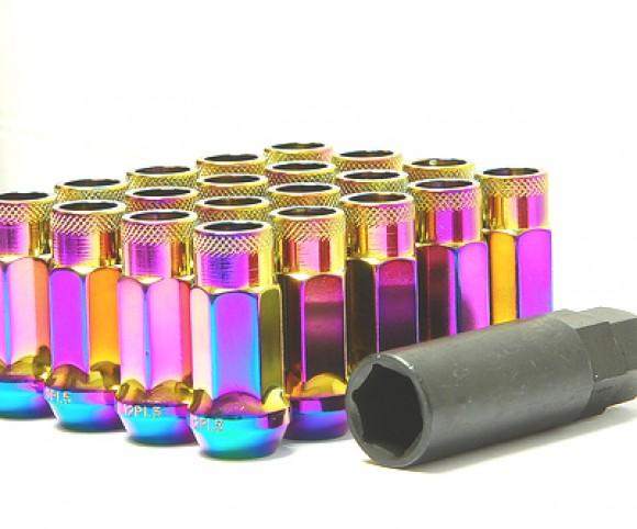 Wheel Mate Muteki SR48 Open End Lug Nuts - Purple 12x1.50 48mm - Image 2
