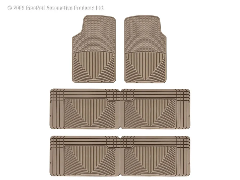 WT Rubber Mats - Rear - Tan - Image 2