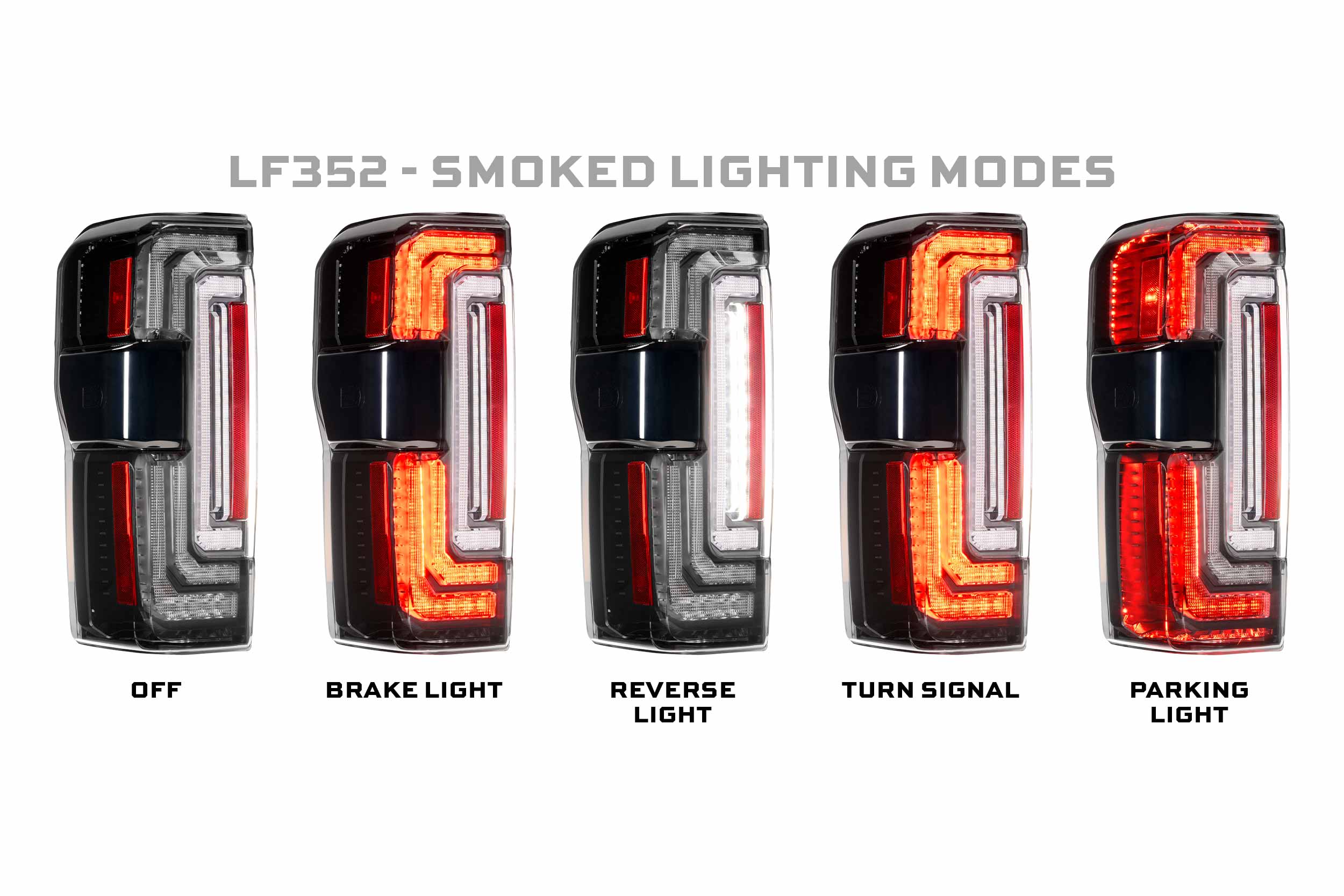 Morimoto XB LED Tail Lights | 2023-2024 Ford Super Duty F-250 / F-350 / F-450 (Smoked Lens) - Image 5