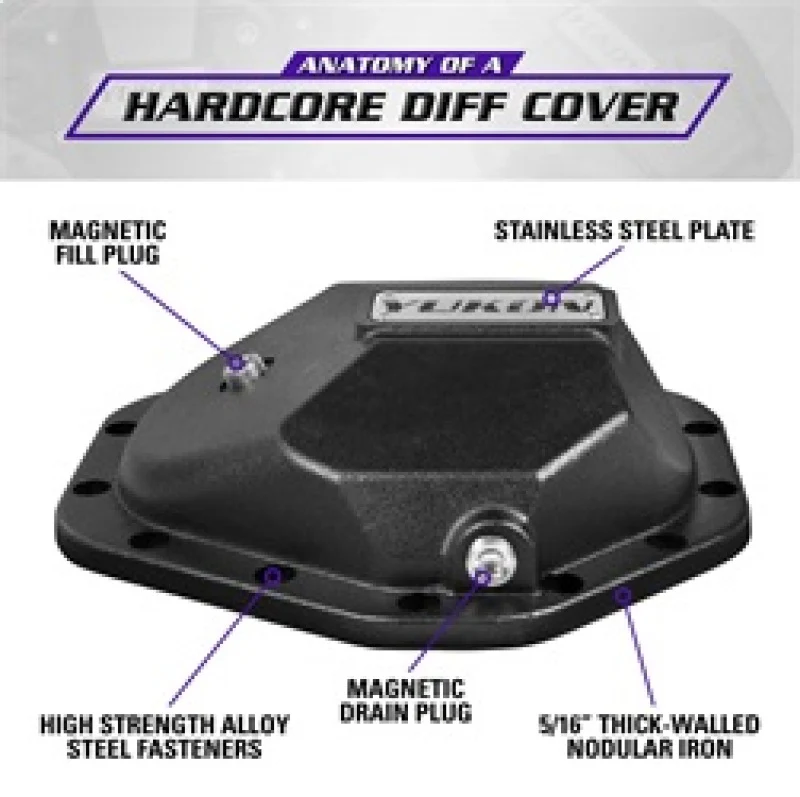 Yukon Gear Hardcore Diff Cover for 14 Bolt GM Rear w/ 3/8in. Cover Bolts - Image 8