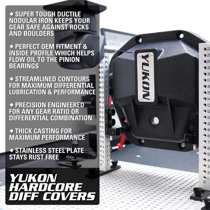 Yukon Gear Hardcore Nodular Iron Cover for Rear GM 8.6in w/8mm Cover Bolts - Image 7